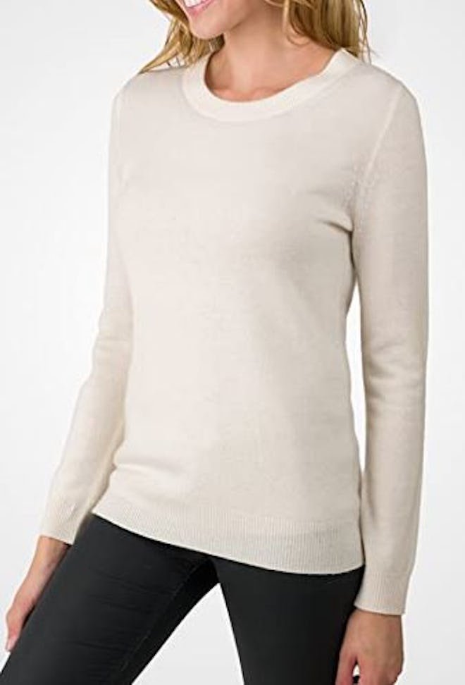 A soft 100% cashmere sweater that's worth the investment.