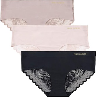 Vince Camuto Seamless Lace Hipster Briefs (3-Pack)