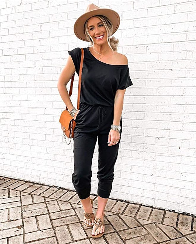 PRETTYGARDEN Off-Shoulder Jumpsuit