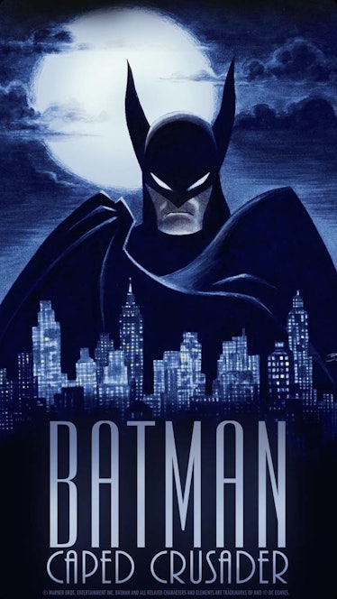 The promotional poster for Batman: Caped Crusader