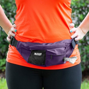 Leashboss Dog Treat Training Fanny Pack with Waste Bag Dispenser
