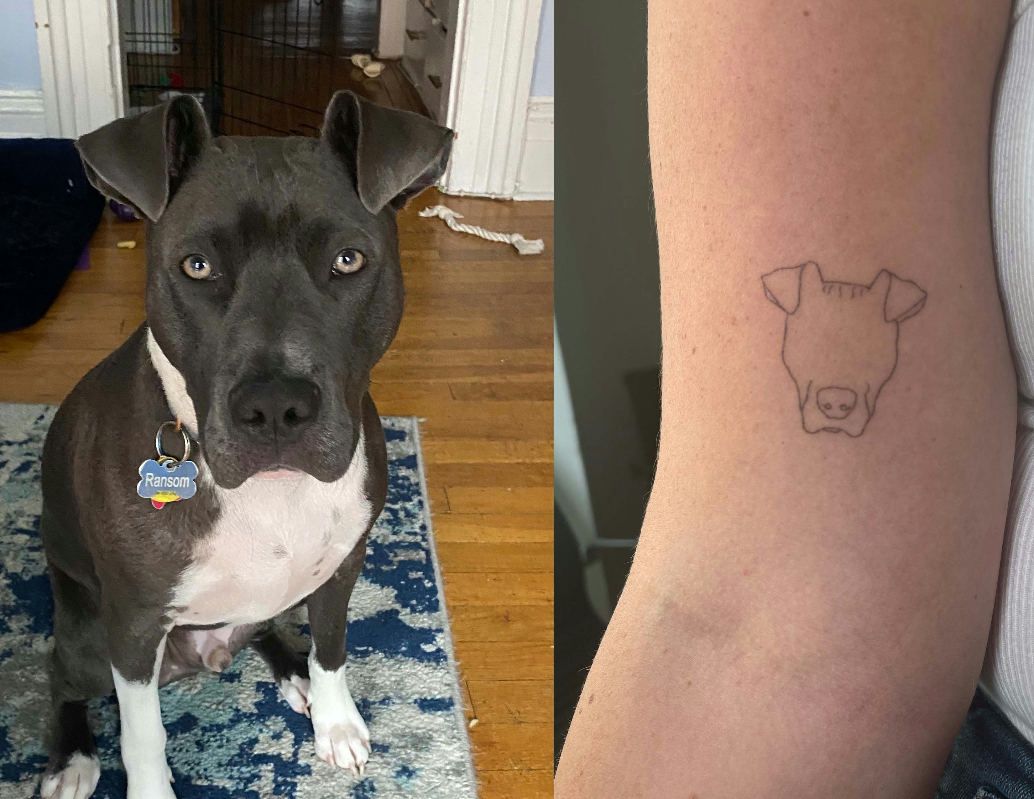 BarkBox Is Giving Away Free Tattoos So I Got A Minimalist Dog Tattoo