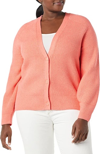 This editor-approved comfy cardigan has a chunky rib knit and comes in fun colors. 