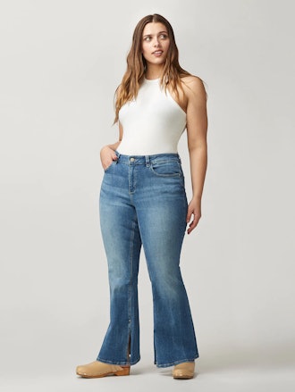 DL1961 high-rise bootcut jeans