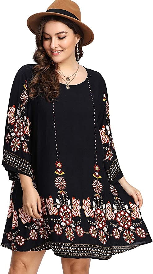 Romwe Bohemian Beach Dress