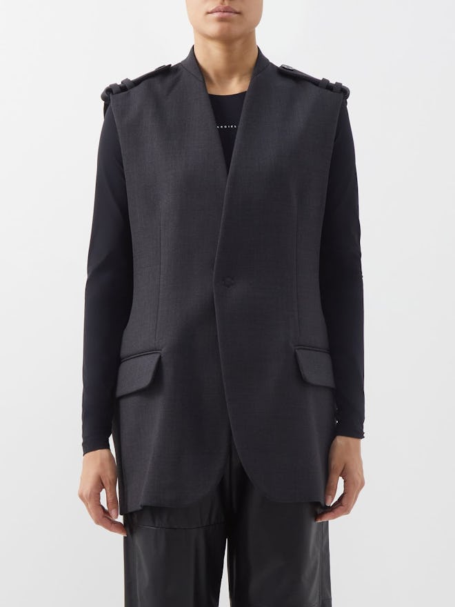 MM6 Maison Margiela tailored gilet suit vest