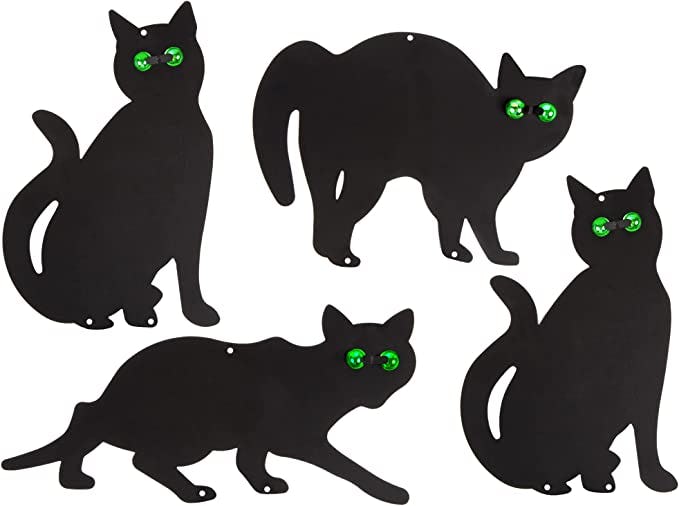 Reflective animal repellents