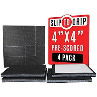 SlipToGrip Non Slip Furniture Pad Grippers (12-Pack)