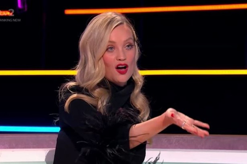 'Love Island' 2022 host Laura Whitmore presenting 'Aftersun'