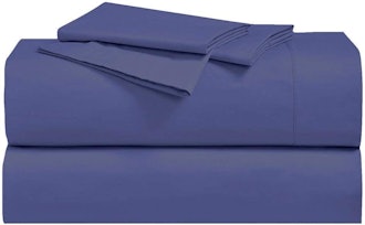 These cotton percale luxury sheets are crisp and cool.