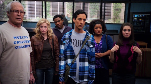 The gang from Greendale Community College