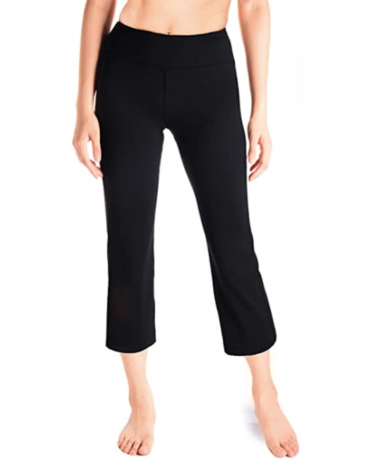 Yogipace Cropped Kick Flare Yoga Pants