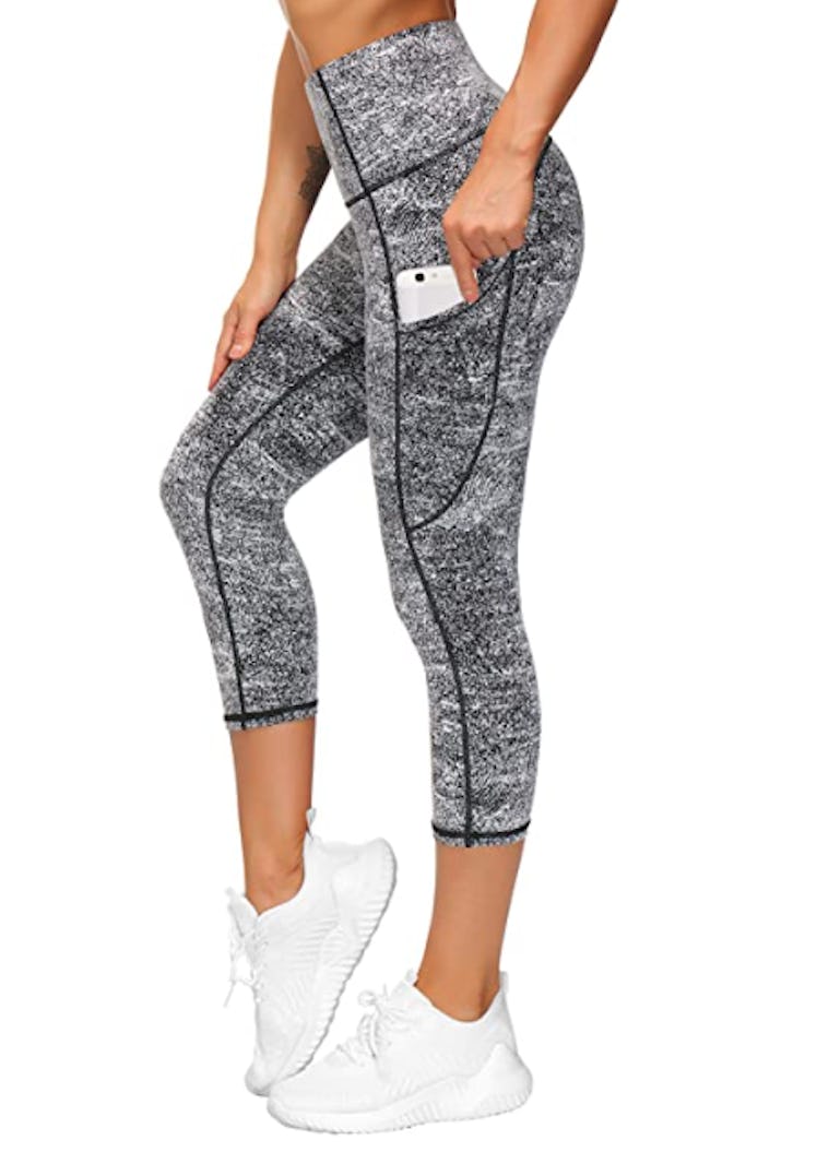 THE GYM PEOPLE Thick High Waist Yoga Pants with Pockets