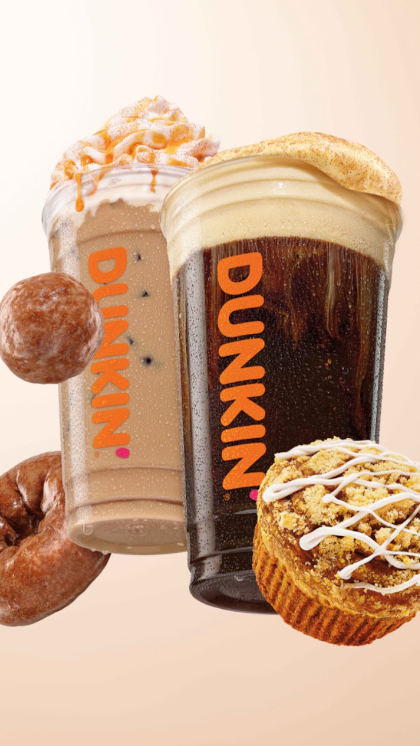 Dunkin's fall drink menu features classic autumn favorites, new favorites, and coffee to make at hom...