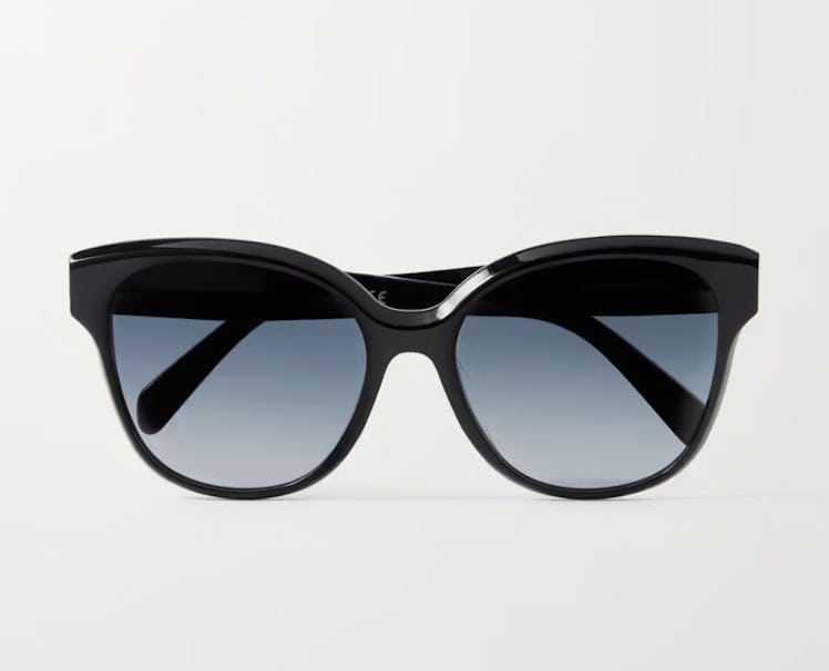 Triomphe oversized cat-eye acetate sunglasses