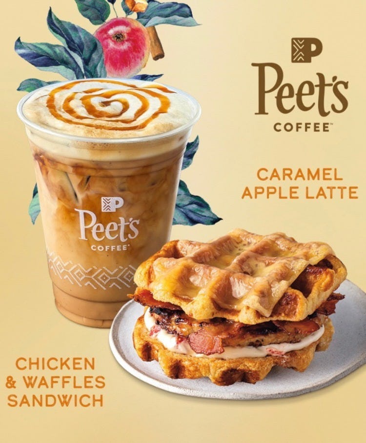 Peet’s Coffee’s fall 2022 menu features a new Pumpkin Cold Brew Oat Latte.