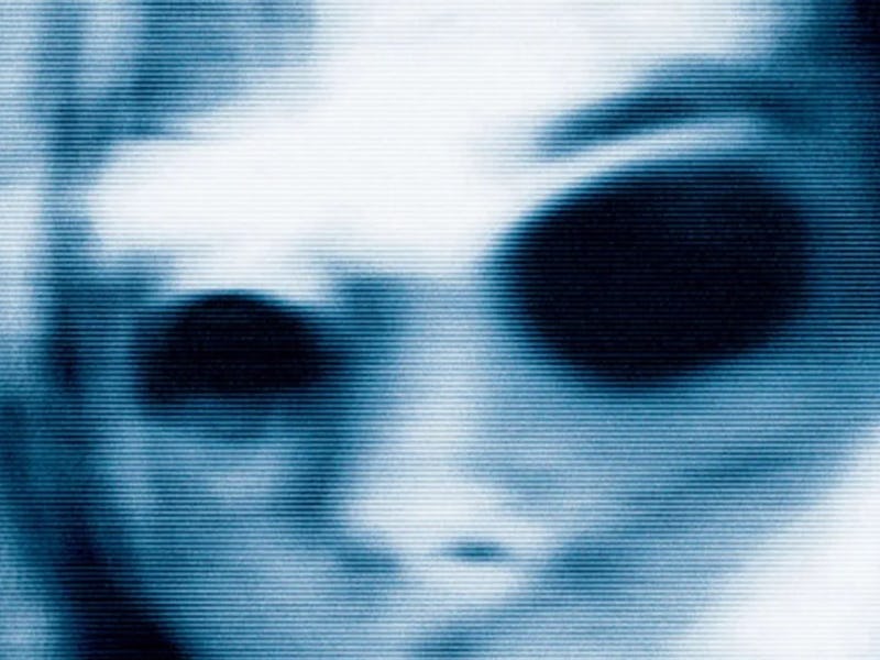 Skeleton eyes in a Hollywood thriller