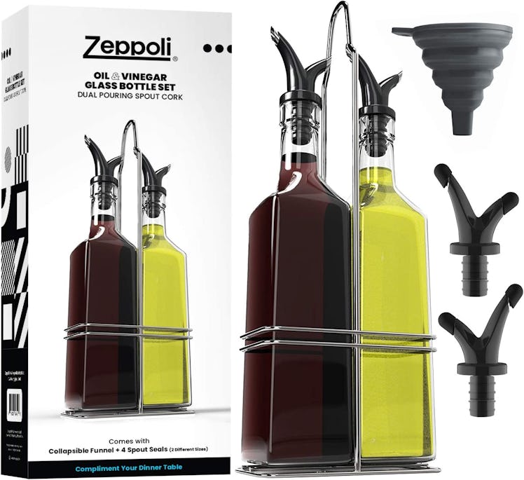 Zeppoli Olive Oil Dispenser Bottle Set