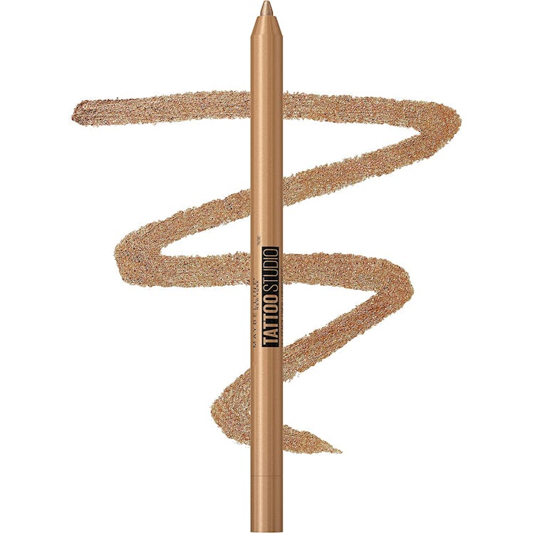 maybelline tattoostudio sharpenable gel pencil longwear eyeliner in bronze glitz is the best copper ...