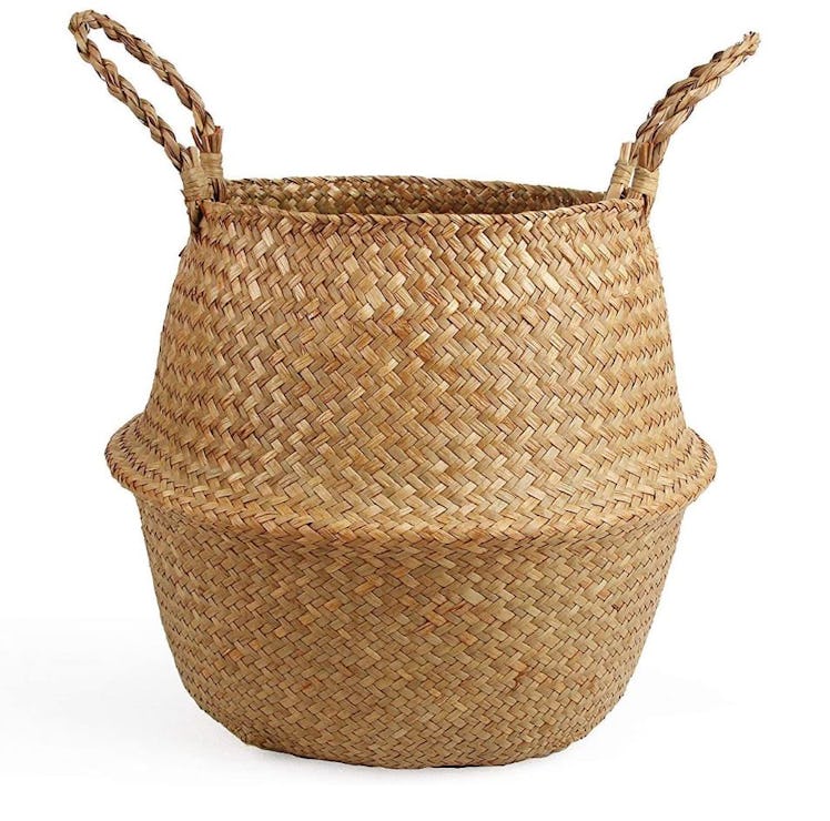 BlueMake Woven Seagrass Belly Basket