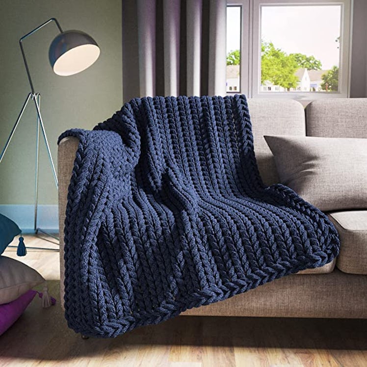 Harry & Co. Design Chunky Knit Blanket Throw