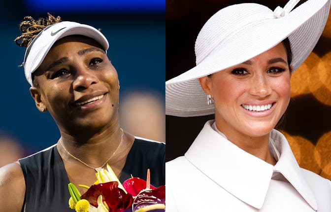 Photos Serena Williams and Meghan Markle side by side