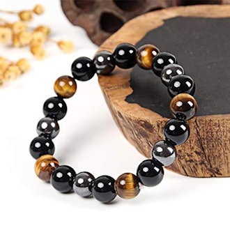 Crystal Agate Bracelets Triple Protection Bracelet