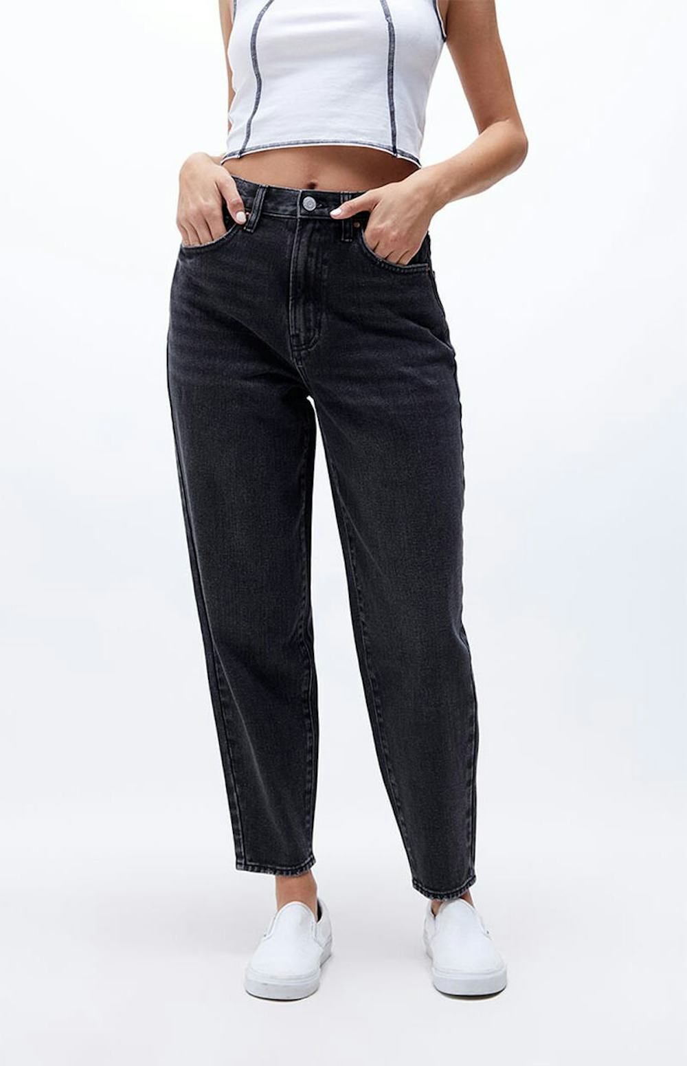 High Waisted Balloon Jeans