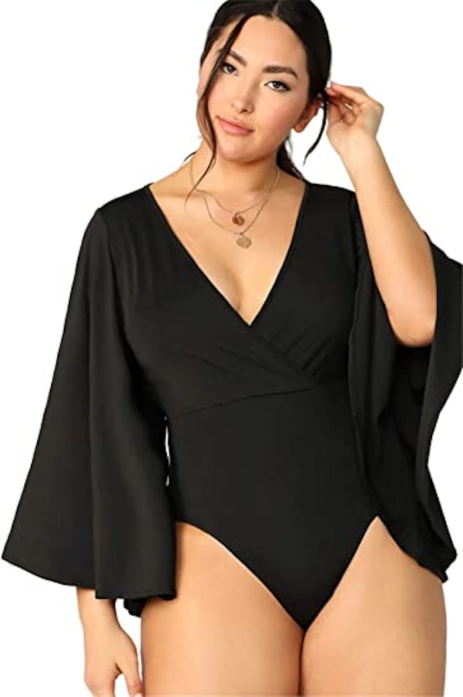 SheIn Flare-Sleeve Bodysuit