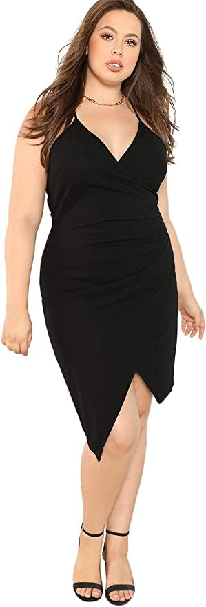 Milumia V-Neck Ruched Dress