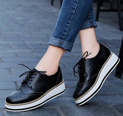 DADAWEN Lace-Up Oxfords