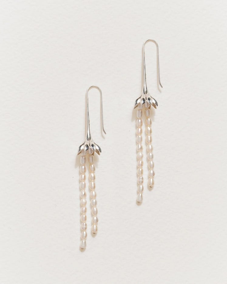 Anemone Pearl Earrings