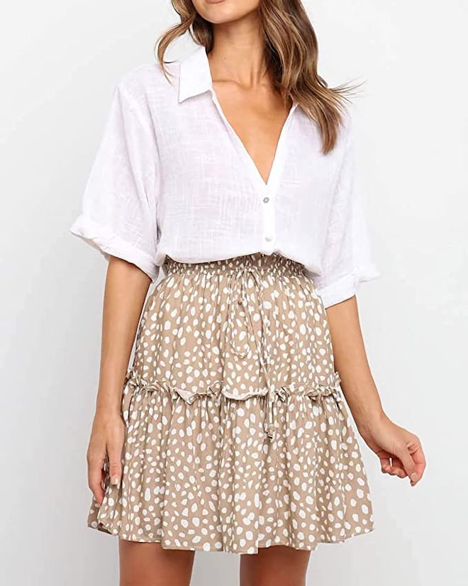 Alelly Ruffle Mini Skirt
