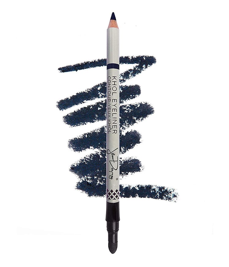 jillian dempsey khol eyeliner in black sapphire is the best navy eyeliner for blue eyes