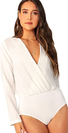 WDIRARA Surplice Bodysuit