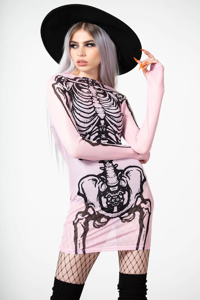 Avril Lavigne X Killstar Skeleton Dress