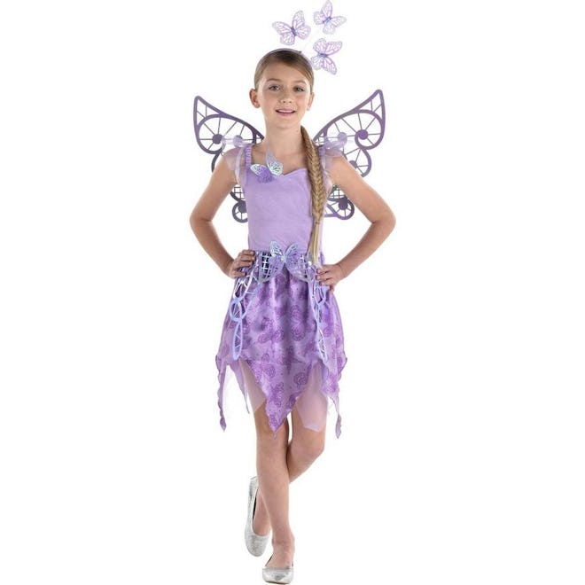 A butterfly costume in a sundress style makes a great hot weather Halloween costume for kids.