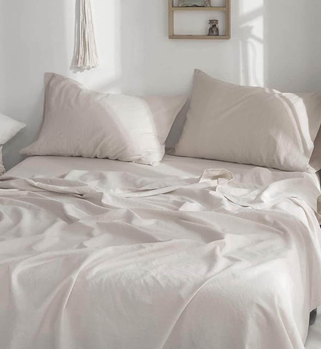 Simple&Opulence Linen & Cotton Sheet Set