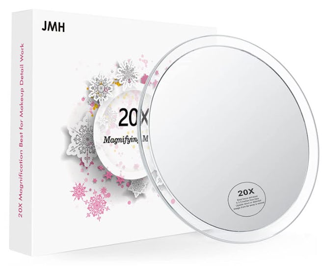 JMH 20X Magnifying Mirror With 3 Suction Cups