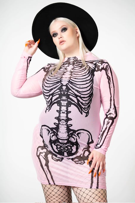 Avril Lavigne by Killstar collection's skeleton dress