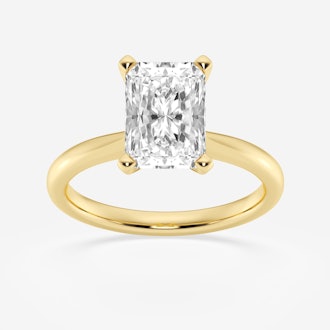 Grown Brilliance radiant engagement ring