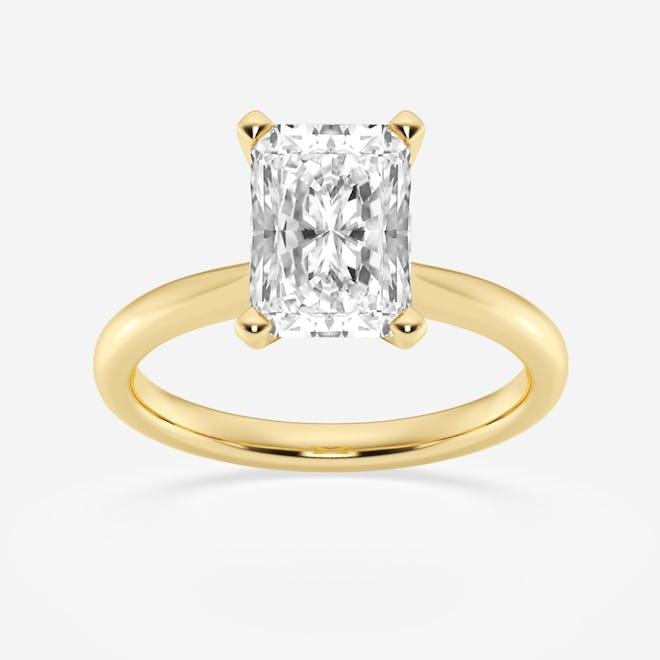 Grown Brilliance radiant engagement ring