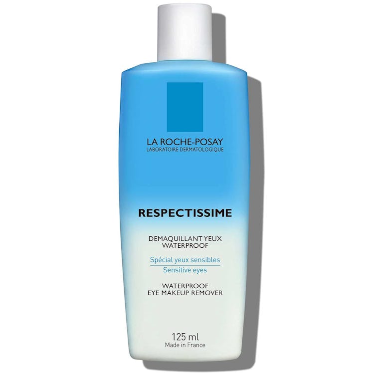 La Roche Posay Respectissime Makeup Remover is the best for waterproof mascara. 