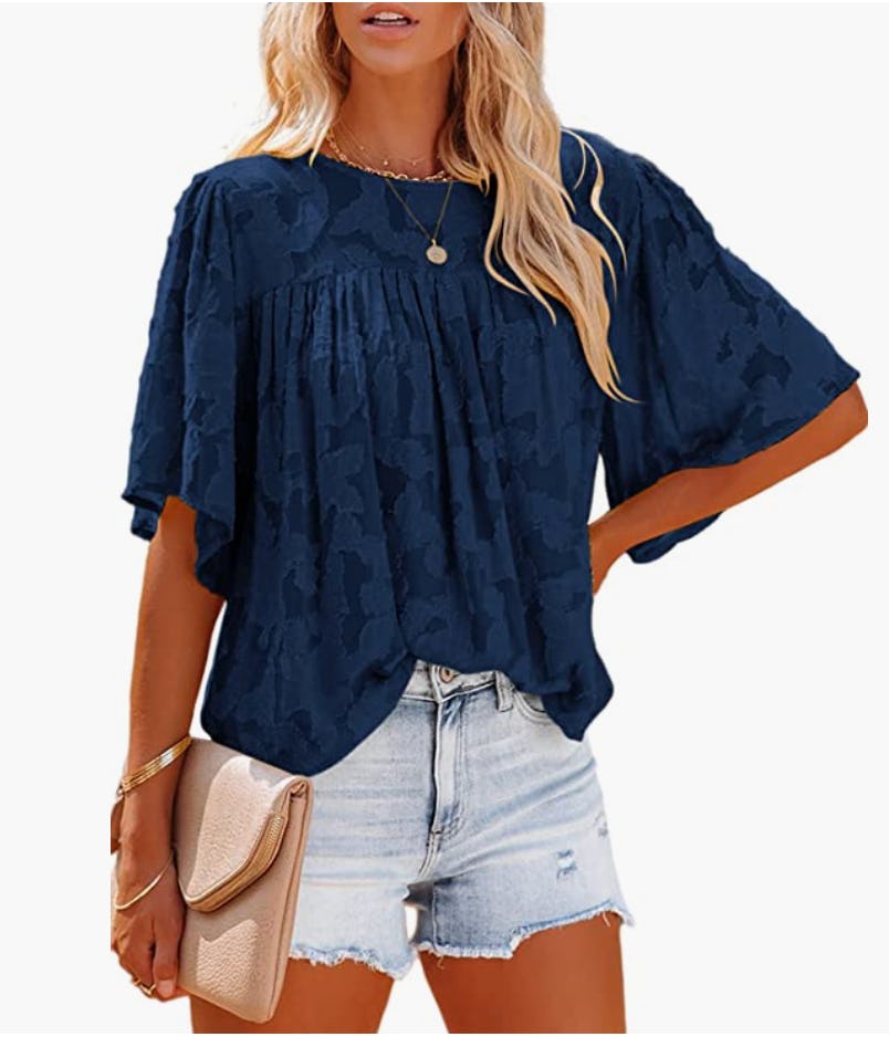 Dokotoo Bell Sleeve Blouse