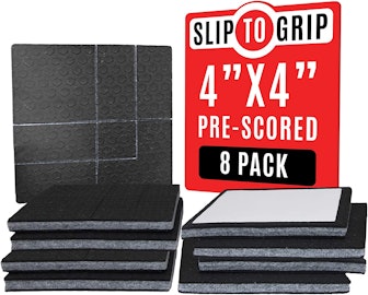 SlipToGrip Non Slip Furniture Gripper Pads (8-Pack) 