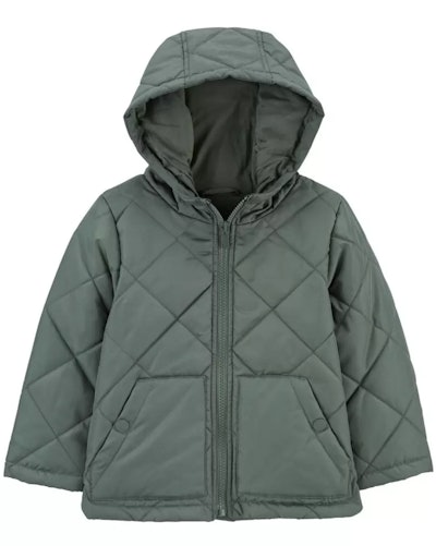 This Quilted Mid-Weight Jacket in Green is part of the Carter's Labor Day sale.