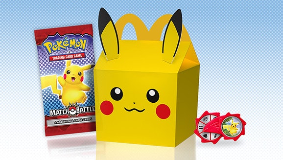 mcdonalds happy meal toy pikachu