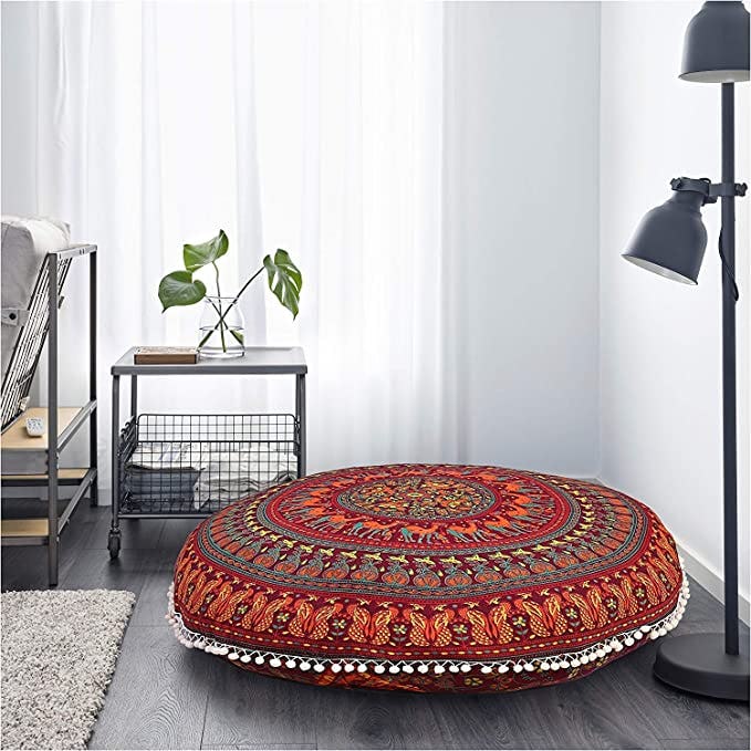 My Dream Carts Pouf Floor Pillow Cover