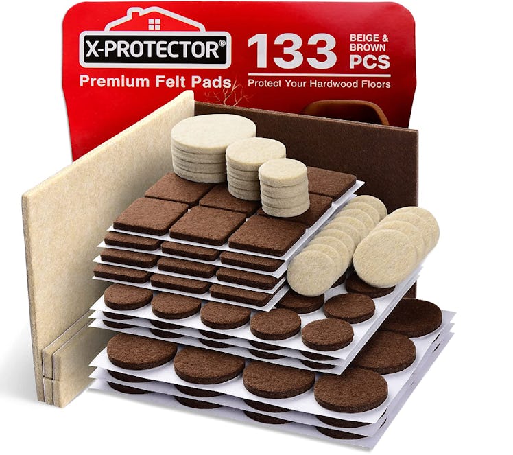 X-Protector Felt Furniture Pads (133 Pieces)