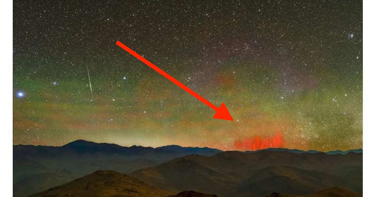 Look: Remote space observatory captures a rare atmospheric phenomenon in action - Inverse